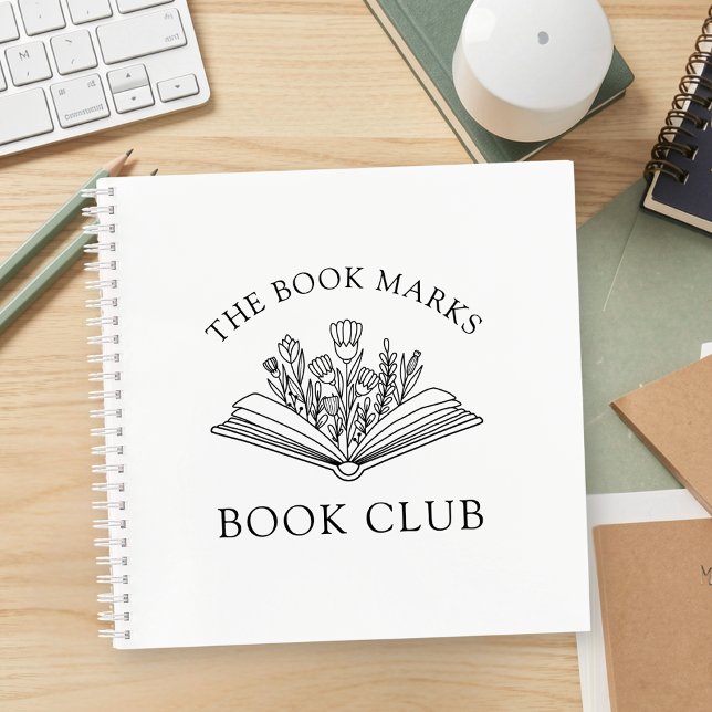 Book Club Personalized Name Gift Spiral Notebook (Creator Uploaded)