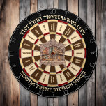 Book Club Reading Theme Decision Maker Dartboard<br><div class="desc">Funny book club reading theme decision maker dart board. Fully customisable. Use the 20 custom genres or change them with yours. Fully playable dartboard.</div>