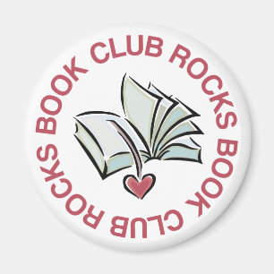 Book Club Rocks Magnet