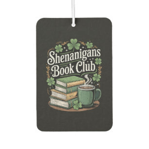 Book Club St Patricks Day Car Air Freshener