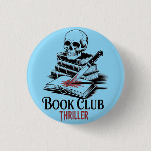 Book Club Thriller 3 Cm Round Badge