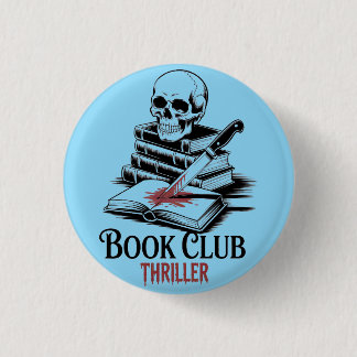 Book Club Thriller 3 Cm Round Badge