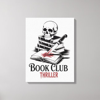Book Club Thriller Canvas Print