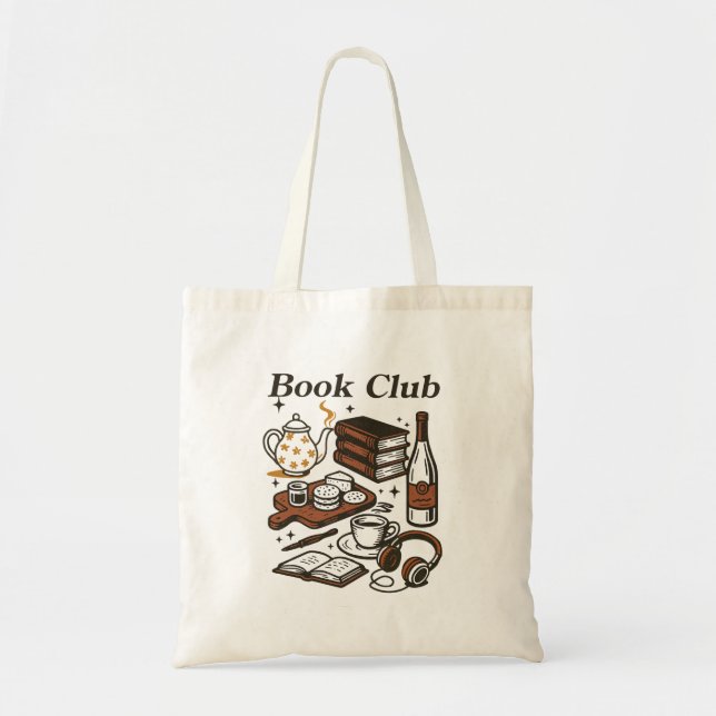 book club tote bag (Front)