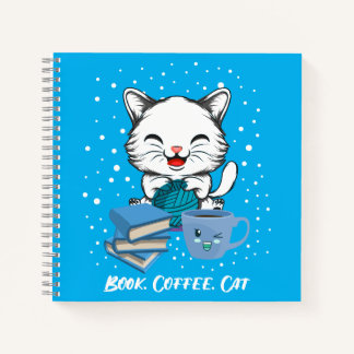 Book Coffee Cat