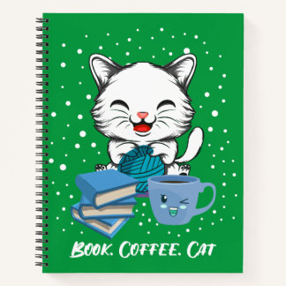 Book Coffee Cat