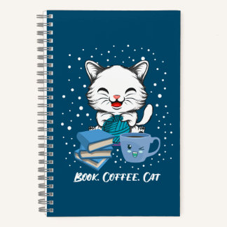 Book Coffee Cat