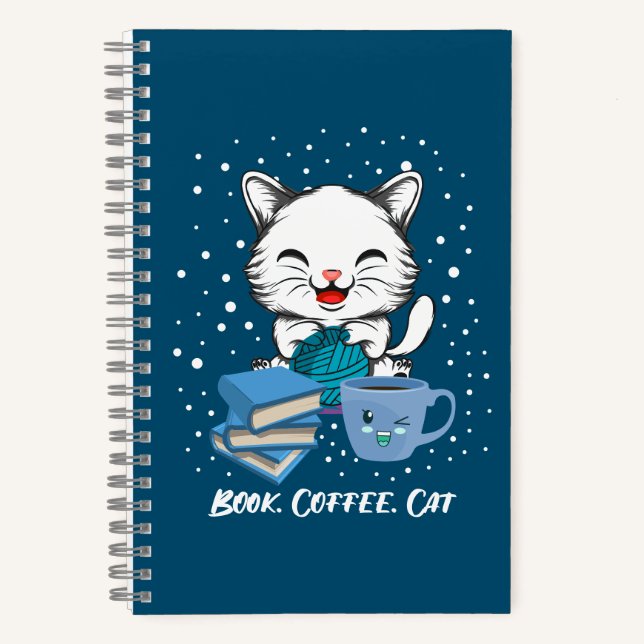 Book Coffee Cat (Front)