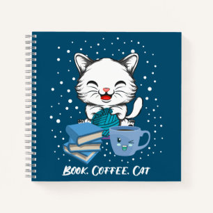 Book Coffee Cat