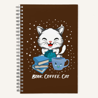 Book Coffee Cat