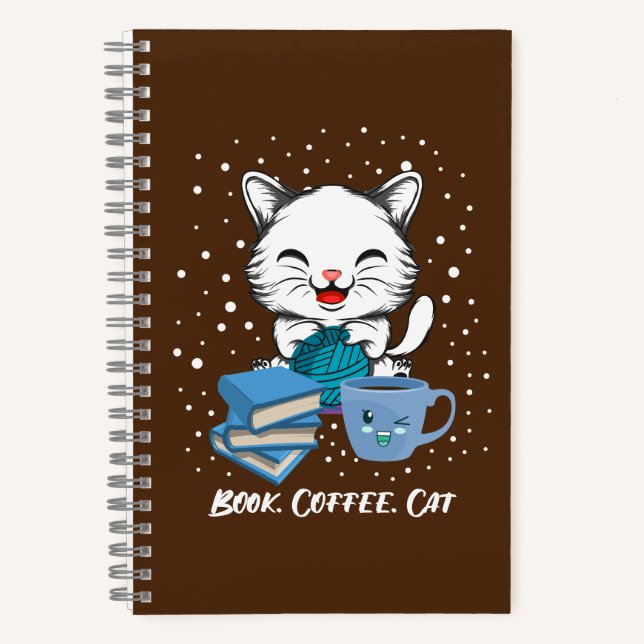 Book Coffee Cat (Front)