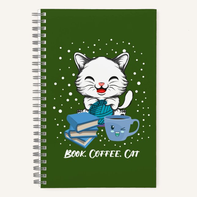 Book Coffee Cat (Front)