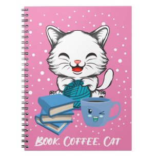 Book Coffee Cat