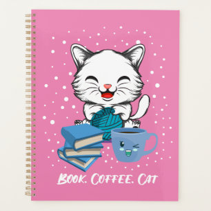 Book Coffee Cat Planner