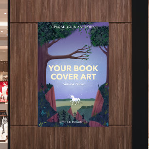 Book Cover Art   Author Book Launch Promotional Poster