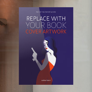 Book Cover Artwork   Author Promotional  Window Cling