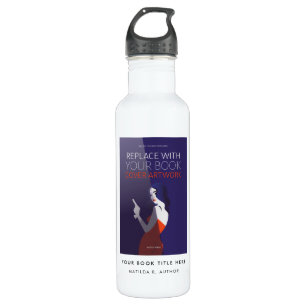 Book Cover   Author Book Launch Promotional 710 Ml Water Bottle