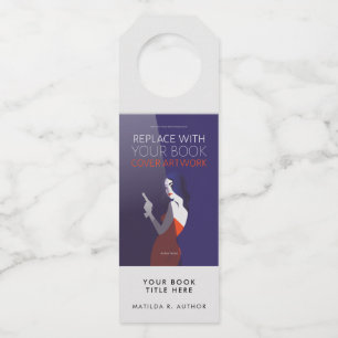 Book Cover   Author Book Launch Promotional Bottle Tag
