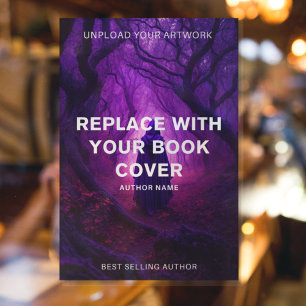 Book Cover l Promotional Author Signing Book  Window Cling