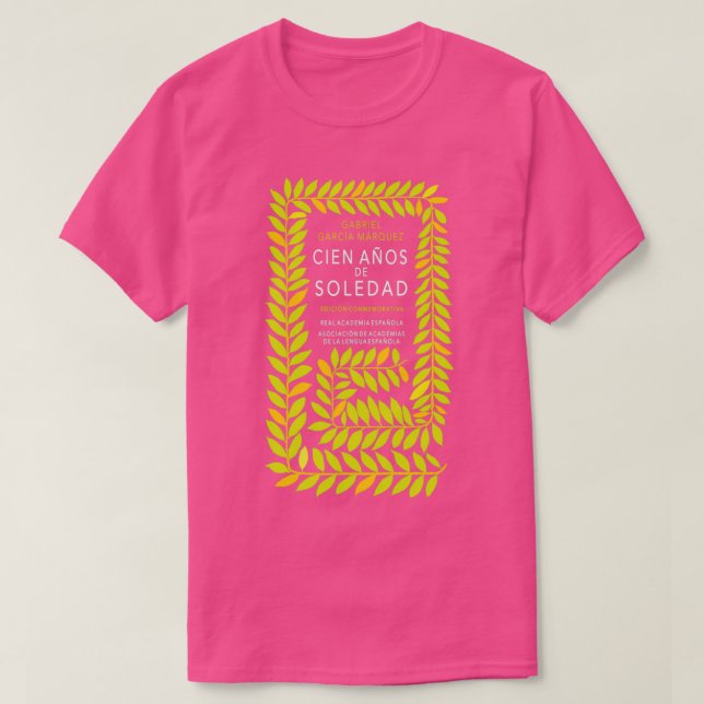 Book Cover One Hundred Years of Solitude Commemora T-Shirt (Design Front)