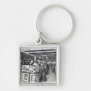 Book Department at an Army and Navy store Key Ring