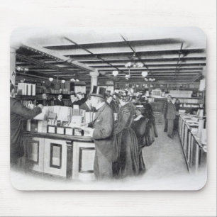 Book Department at an Army and Navy store Mouse Mat
