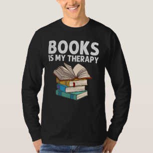 Book Designs For Men Women Librarian Reading Fan T-Shirt