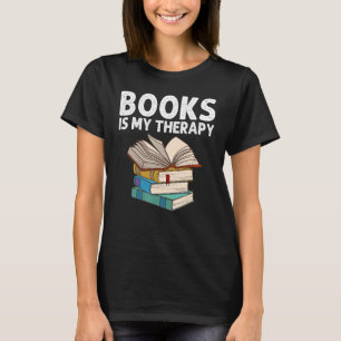 Book  Designs For Men Women Librarian Reading Fan T-Shirt