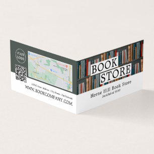 Book Display, Book Store Detailed Loyalty Business Card