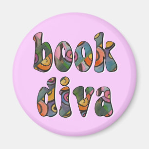 Book Diva 2 Magnet