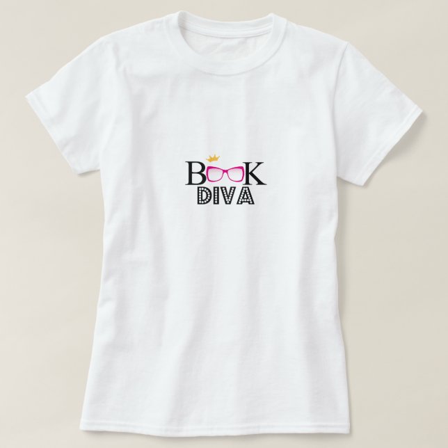 Book Diva T-Shirt (Design Front)