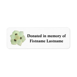 Book Donation flower Sticker