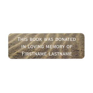 Book Donation  Sticker Sand