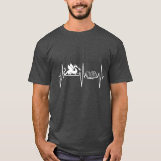 Book Dragon Book Lover Fantasy Dragonfictional ch  T-Shirt