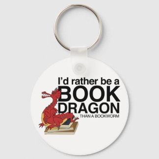Book Dragon Key Ring