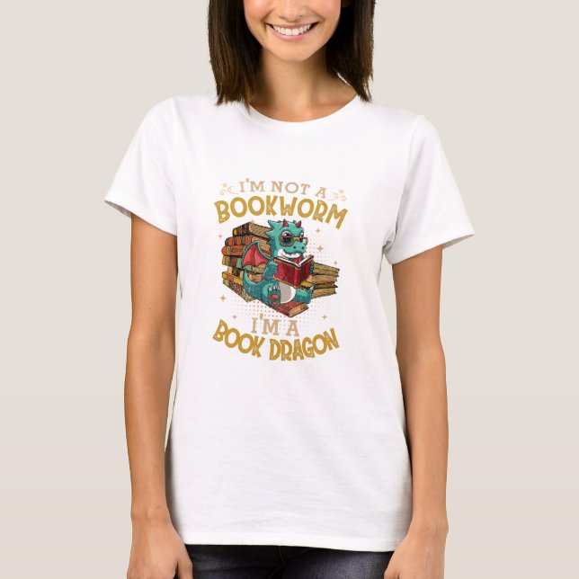 Book Dragon T-Shirt (Front)