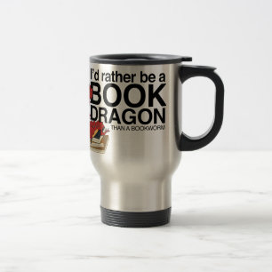 Book Dragon Travel Mug