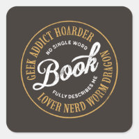 Book Dragon Worm Nerd Hoarder Geek Define