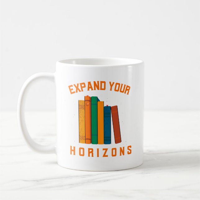 Book : Expand your horizon Coffee Mug (Left)
