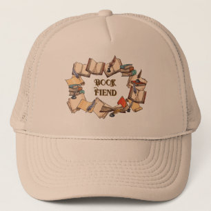 Book Fiend Book Lover Trucker Hat