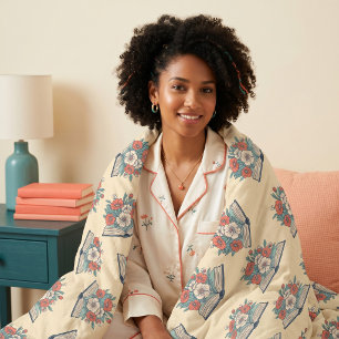 Book Fleece Blanket