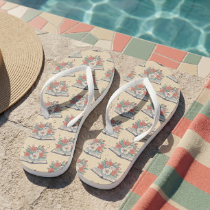 Book Flip Flops