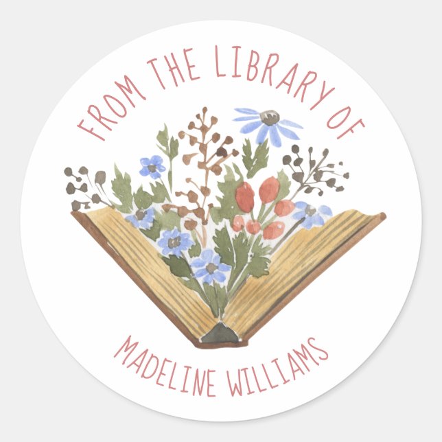 Book From the Library Of Bookplate Label (Front)