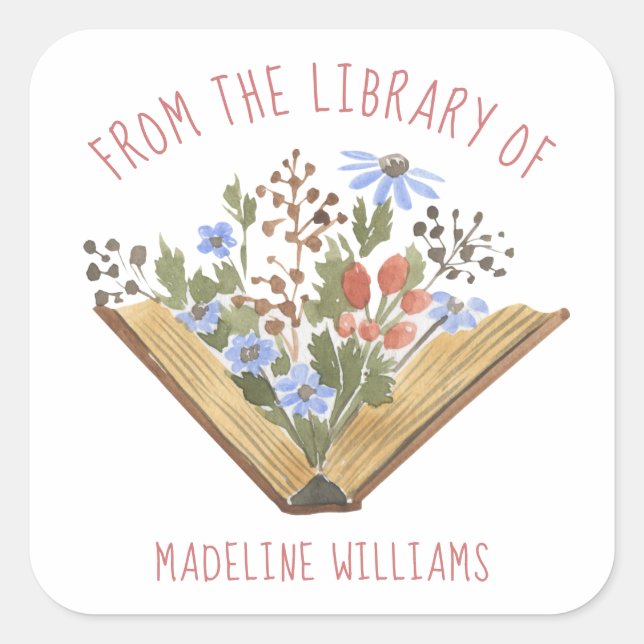 Book From the Library of Bookplate Label (Front)