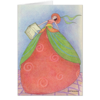 Book Girl Card