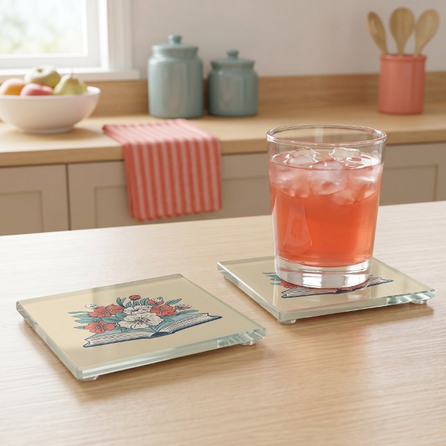 Book Glass Coaster (Creator Uploaded)