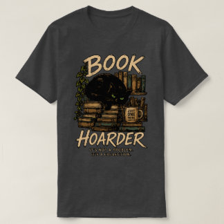 Book Hoarder Cat Collection T-Shirt