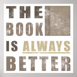 Book Humour Gift Idea Poster