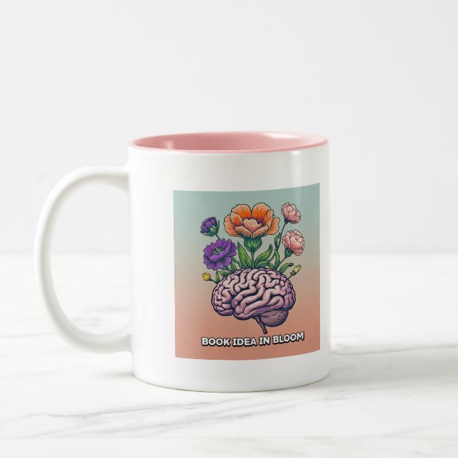 Book Idea In Bloom Writer's Coffee Mug (Left)