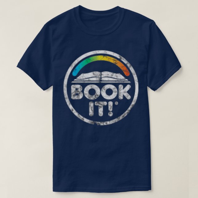 BOOK IT Childhood Retro 80s Mens Womens T-Shirt (Design Front)